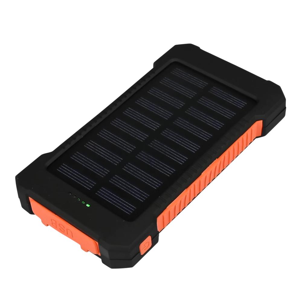 Kløft Powerbank med solceller