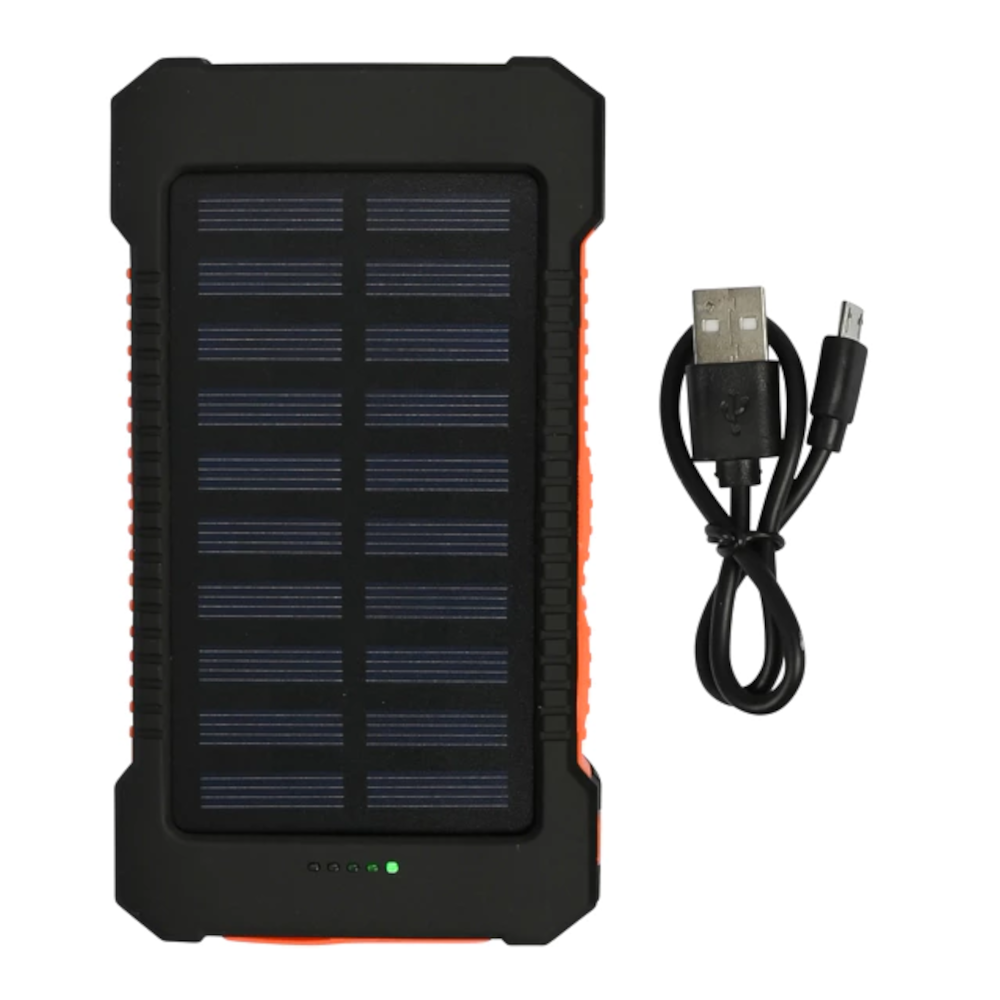 Kløft Powerbank med solceller