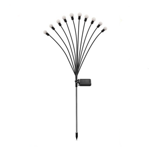 Lyng solcelle lampe med 10 pærer