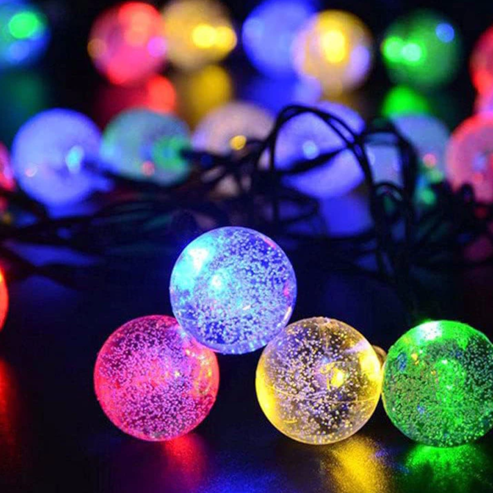 Nordlys solcelle lyskæde